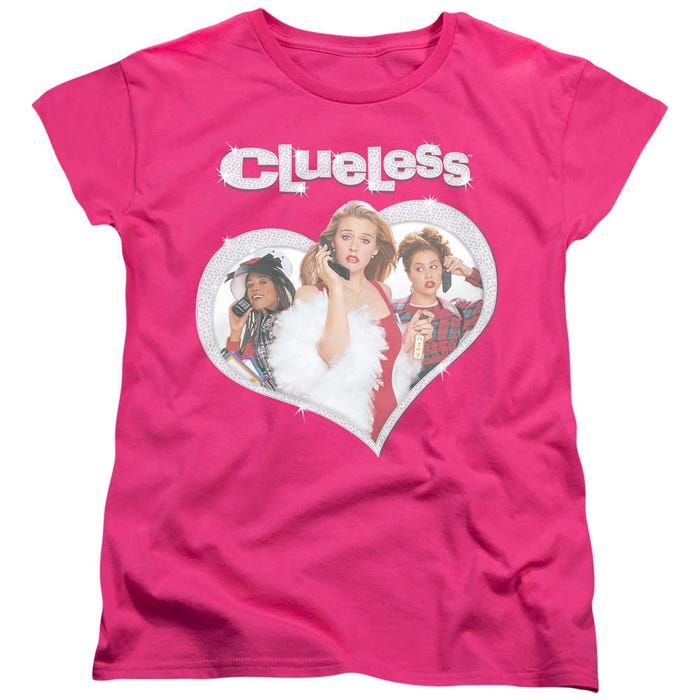 Clueless Movie Heart Womens T-Shirt