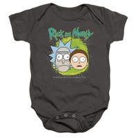 Rick And Morty Floating Heads Baby Bodysuit