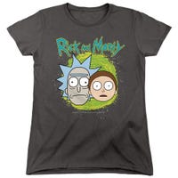Rick And Morty Floating Heads Womens T-Shirt