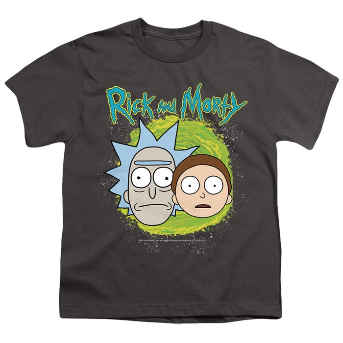 Rick And Morty Floating Heads Kids T-Shirt