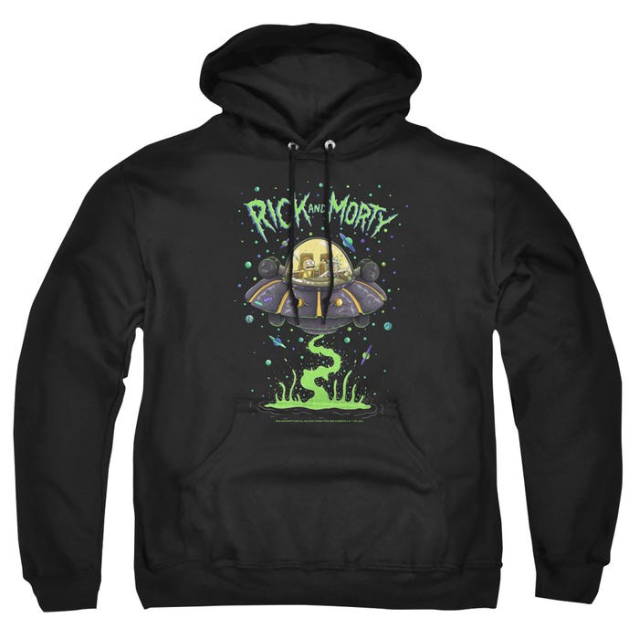 Rick And Morty drunk Rick Ship Hoodie