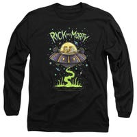 Rick And Morty drunk Rick Ship Long Sleeve Shirt