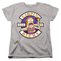 Rick And Morty carp En All Them Diems Womens T-Shirt