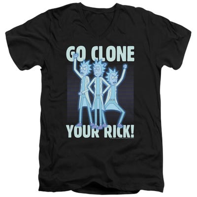 Rick And Morty go Clone Your Rick V-Neck T-Shirt