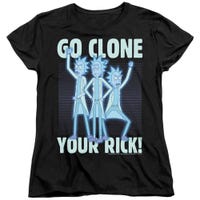 Rick And Morty go Clone Your Rick Womens T-Shirt