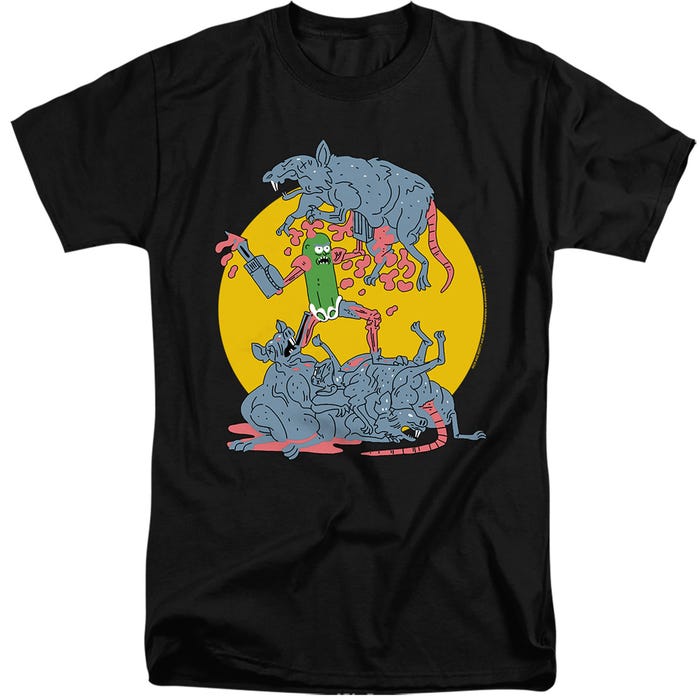 RICK AND MORTY/THE ADVENTURES OF PICKLE RICK Tall T-Shirt