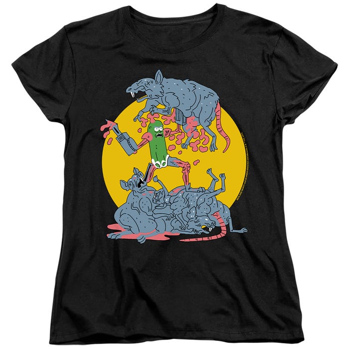 RICK AND MORTY/THE ADVENTURES OF PICKLE RICK Womens T-Shirt