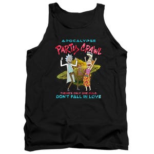 Rick And Morty apocalypse Party Crawl Tank Top