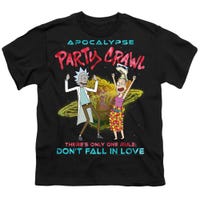 Rick And Morty apocalypse Party Crawl Kids T-Shirt