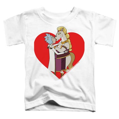 Rick And Morty/rick And Horse Kiss Toddler T-Shirt