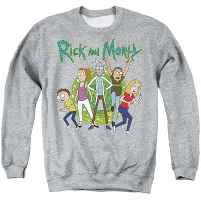 RICK AND MORTY/FAMILY FIGHTS TOGETHER Sweatshirt