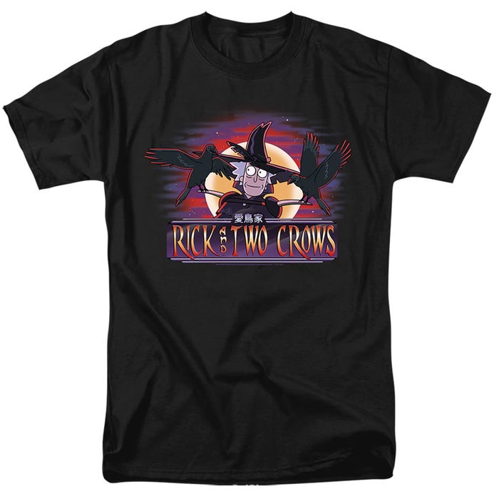 RICK AND MORTY/RICK AND TWO CROWS T-Shirt