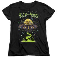 RICK AND MORTY UFO Womens T-Shirt