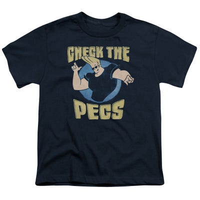 Johnny Bravo Check The Pecs Kids T-Shirt