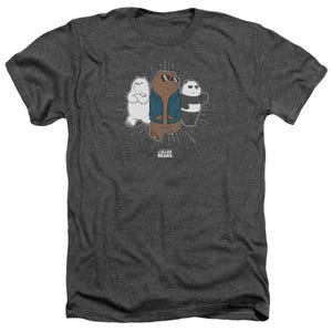 WE BARE BEARS JACKET Heather T-Shirt