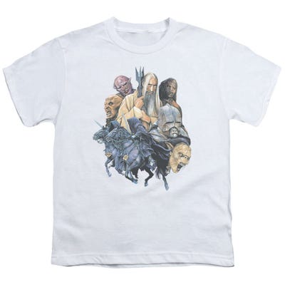 Collage Of Evil Lord Of The Rings Kids T-Shirt