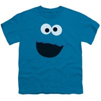 Cookie Monster Face Kids T-Shirt