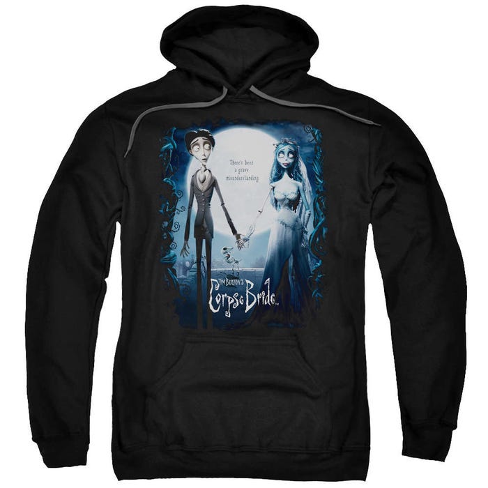 Corpse Bride The Bride and Broom Classic Movie Poster Hoodie