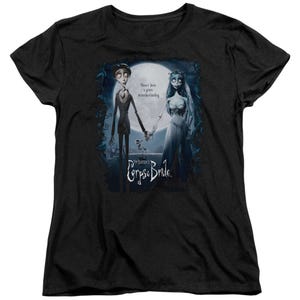 Corpse Bride The Bride and Broom Classic Movie Poster Women's T-Shirt