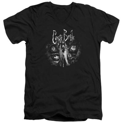 Corpse Bride To Be Movie Art V-Neck T-Shirt