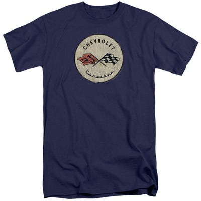 Corvette Old Vette Chevy Tall T-Shirt
