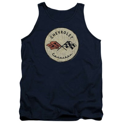 Corvette Old Vette Chevy Tank Top