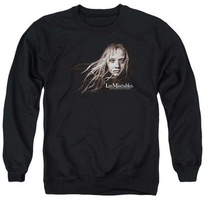 Cosette Face Les Miserables Sweatshirt