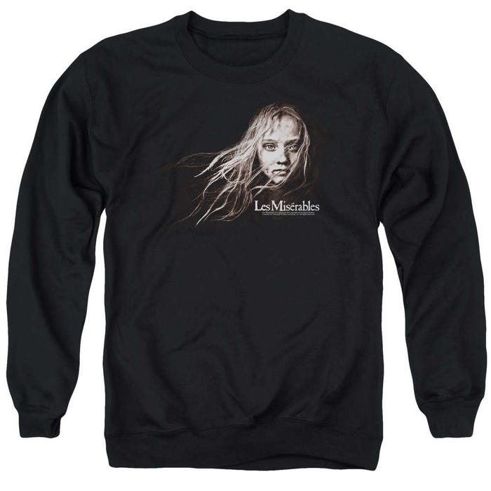 Cosette Face Les Miserables Sweatshirt