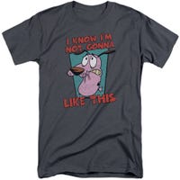 Courage the Cowardly Dog I Know I'm not Gonna Like This. Tall T-Shirt