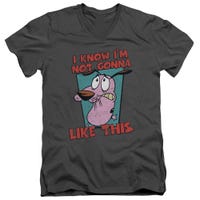 Courage the Cowardly Dog I Know I'm not Gonna Like This. V-Neck T-Shirt