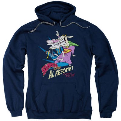 Cow and Chicken Super Cow Graphic Hoodie