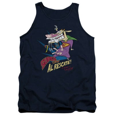 Cow and Chicken Super Cow Graphic Tank Top