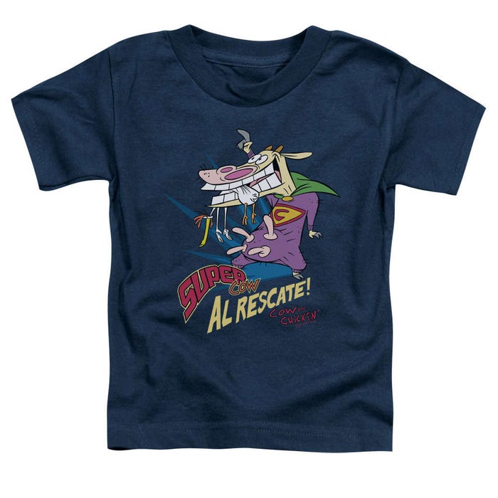 Cow and Chicken Super Cow Graphic Toddler T-Shirt