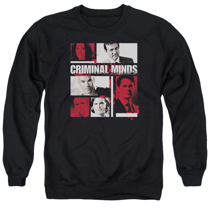 Criminal Minds Character Boxes Sweatshirt