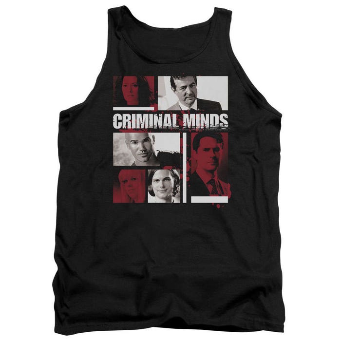 Criminal Minds Character Boxes Tank Top