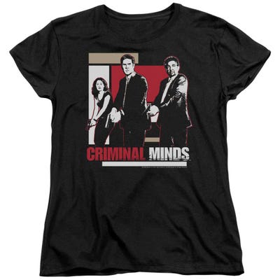 Criminal Minds Guns Drawn Womens T-Shirt