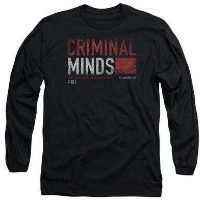 Criminal Minds Title Card Long Sleeve Shirt