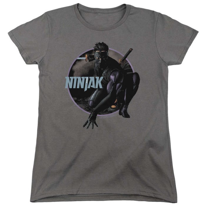 Crouching Ninjak Womens T-Shirt