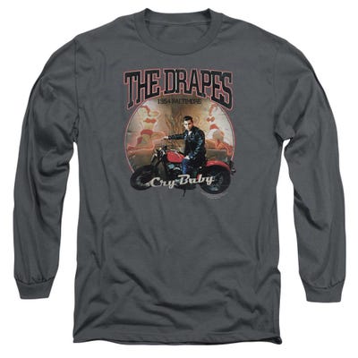 Cry Baby The Drapes 1954 Balitmore Bike Club Long Sleeve Shirt