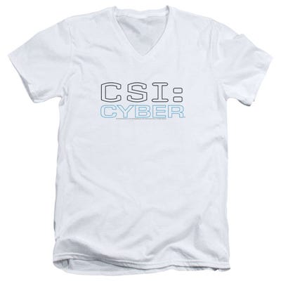 CSI: Cyber Logo V-Neck T-Shirt