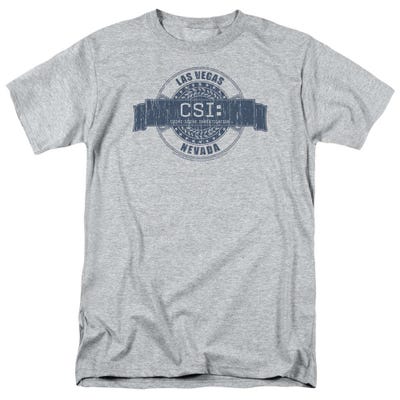 CSI Distressed Logo Las Vegas Badge T-Shirt