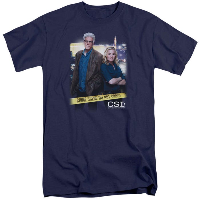 CSI Do Not Cross Crime Scene Tall T-Shirt