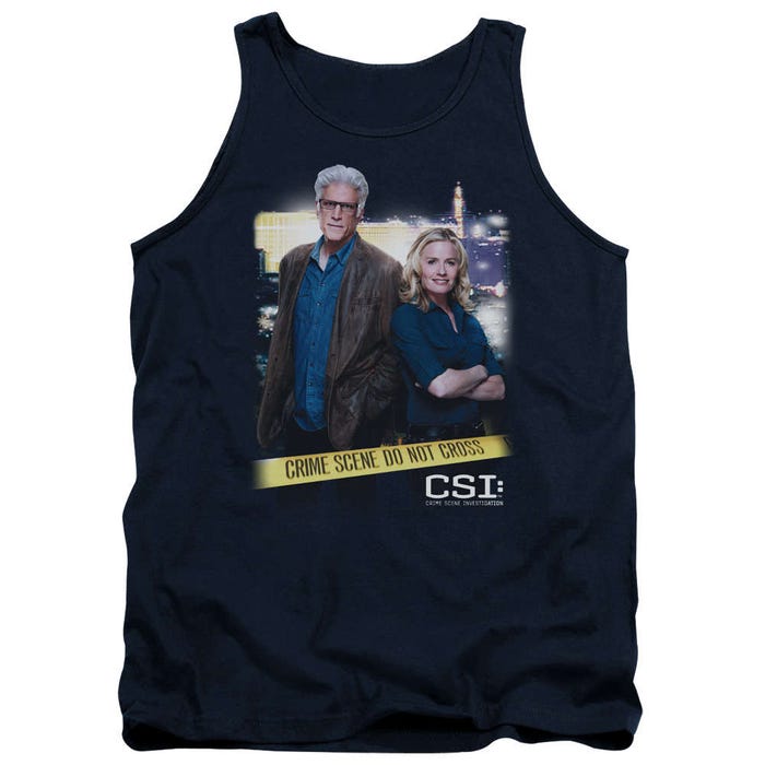 CSI Do Not Cross Crime Scene Tank Top