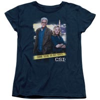 CSI Do Not Cross Crime Scene Womens T-Shirt