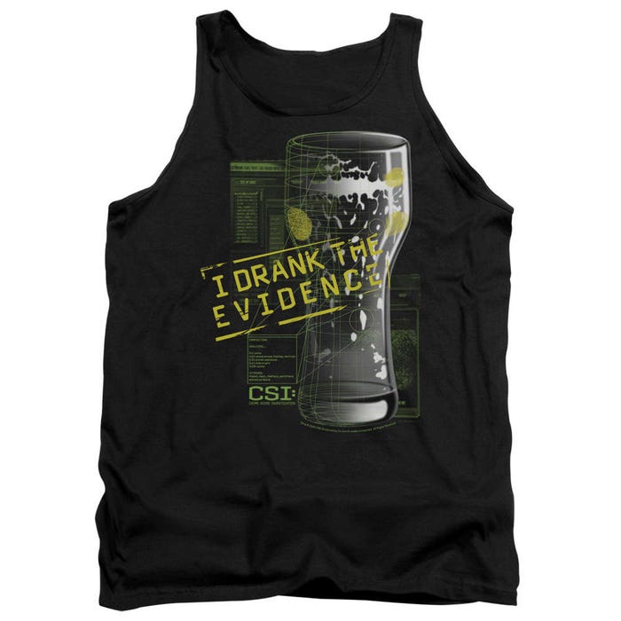 CSI I Drank The Evidence Tank Top