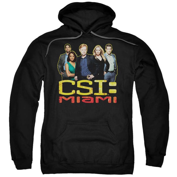 CSI Miami The Cast In Black Hoodie