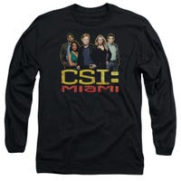 CSI Miami The Cast In Black Long Sleeve Shirt