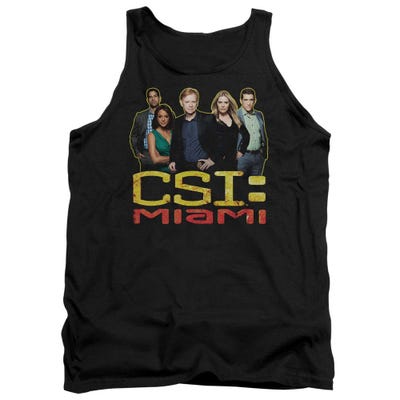 CSI Miami The Cast In Black Tank Top