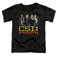 CSI Miami The Cast In Black Toddler T-Shirt