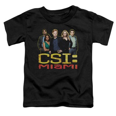 CSI Miami The Cast In Black Toddler T-Shirt